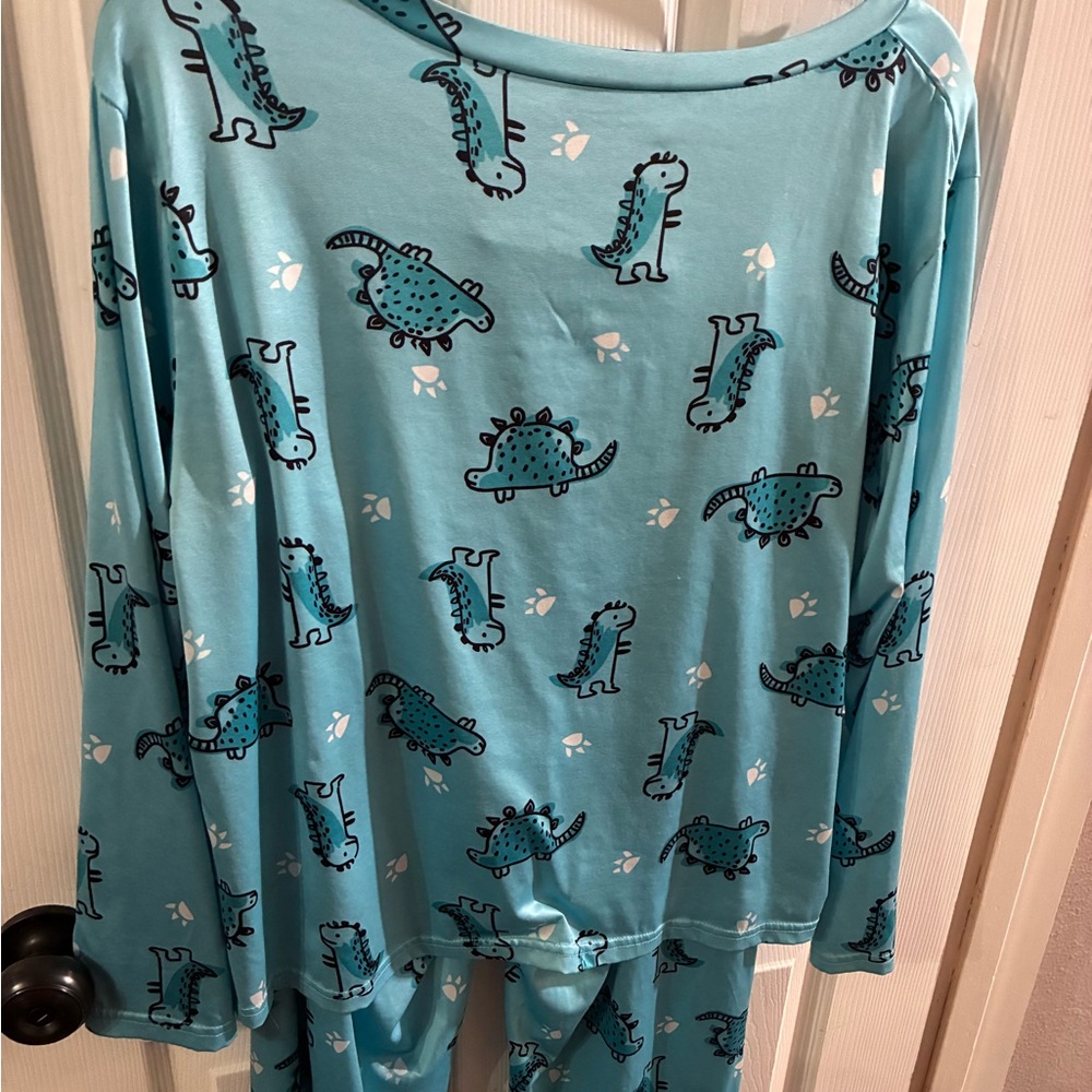 Women’s Dinosaur Pajama Set - Picture 3 of 4